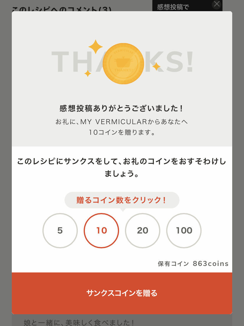MY VERMICULAR | コメントの書き方